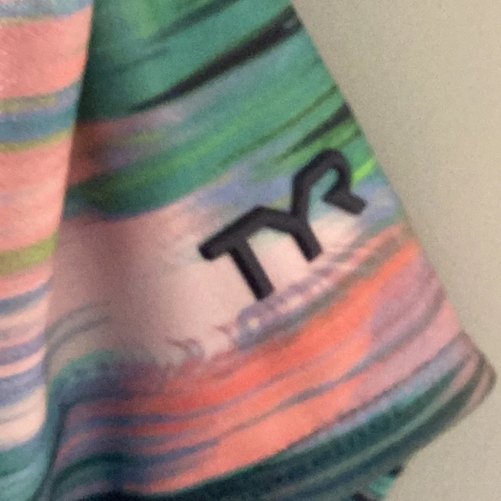 TYR Multicolor Blue Pink Green One-Piece Swimsuit